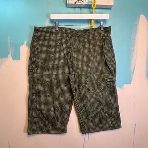 Military Desert Night Camo Shorts Medium 31-35x16" Inseam 1990s Tactical Cargo